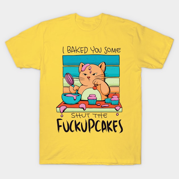 Cat's Bakery T-Shirt by Hamster Design